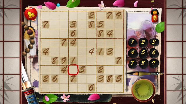 the sudoku game samurai puzzle 4