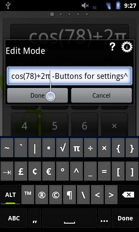 Calculator Widget
