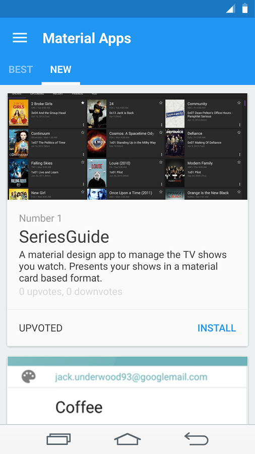 Material Design Apps