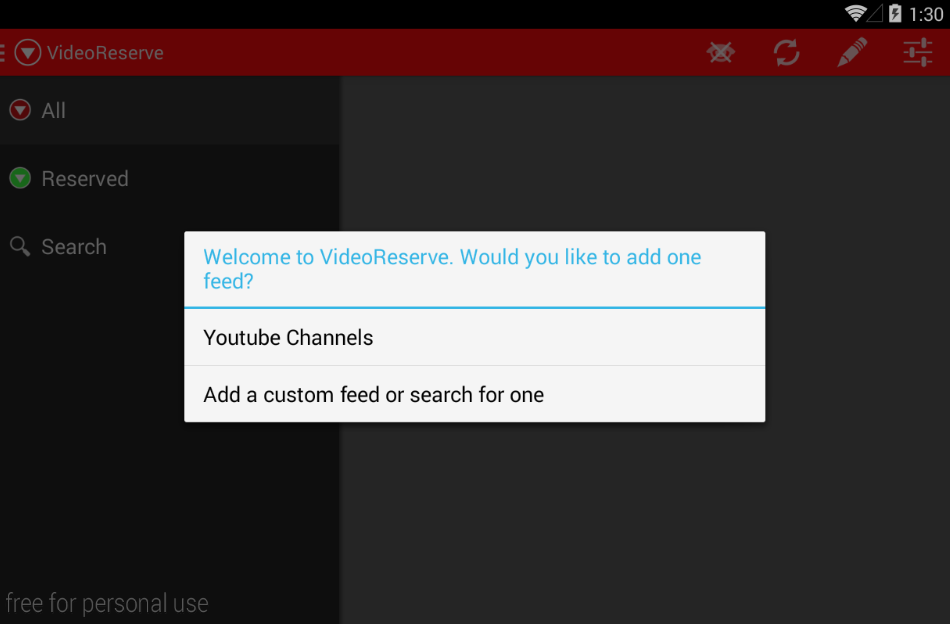 Video Reserve