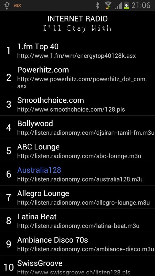 VSX Remote