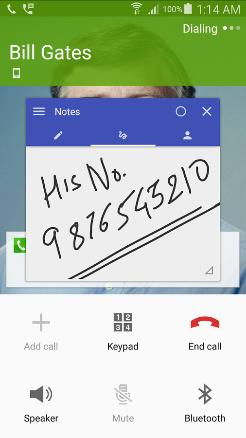 Call Notes (Floating)