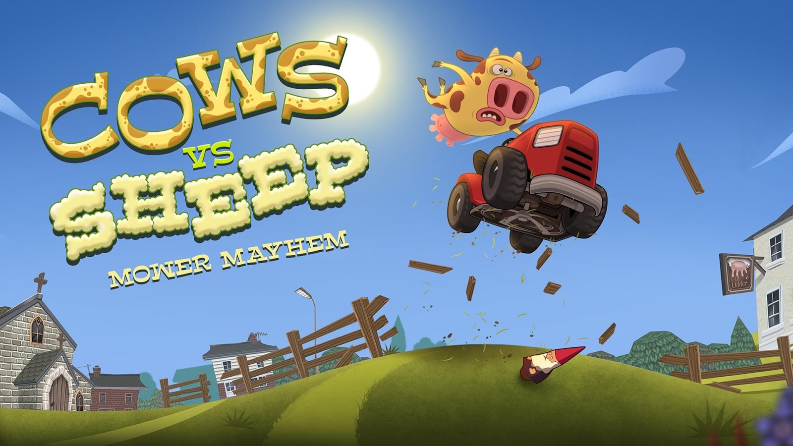 Cows Vs Sheep: Mower Mayhem