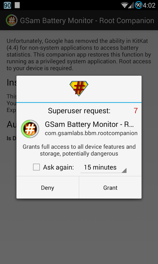 GSam Battery - Root Companion
