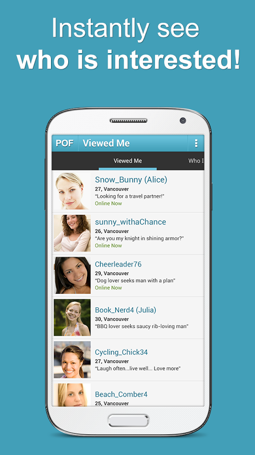 POF Free Dating App