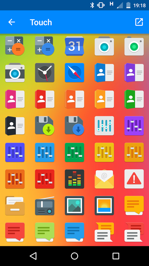 Touch - icon pack