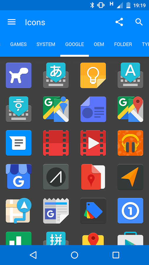 Touch - icon pack
