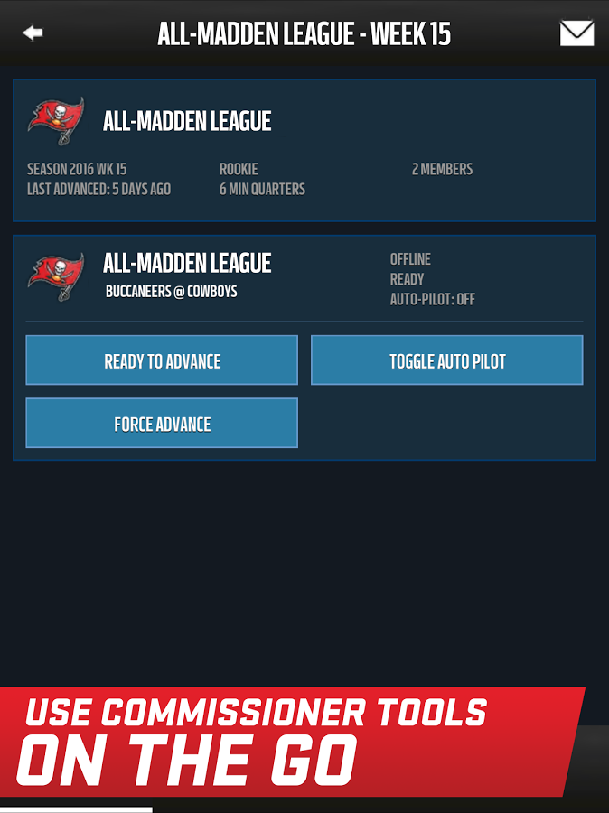 Madden Companion App