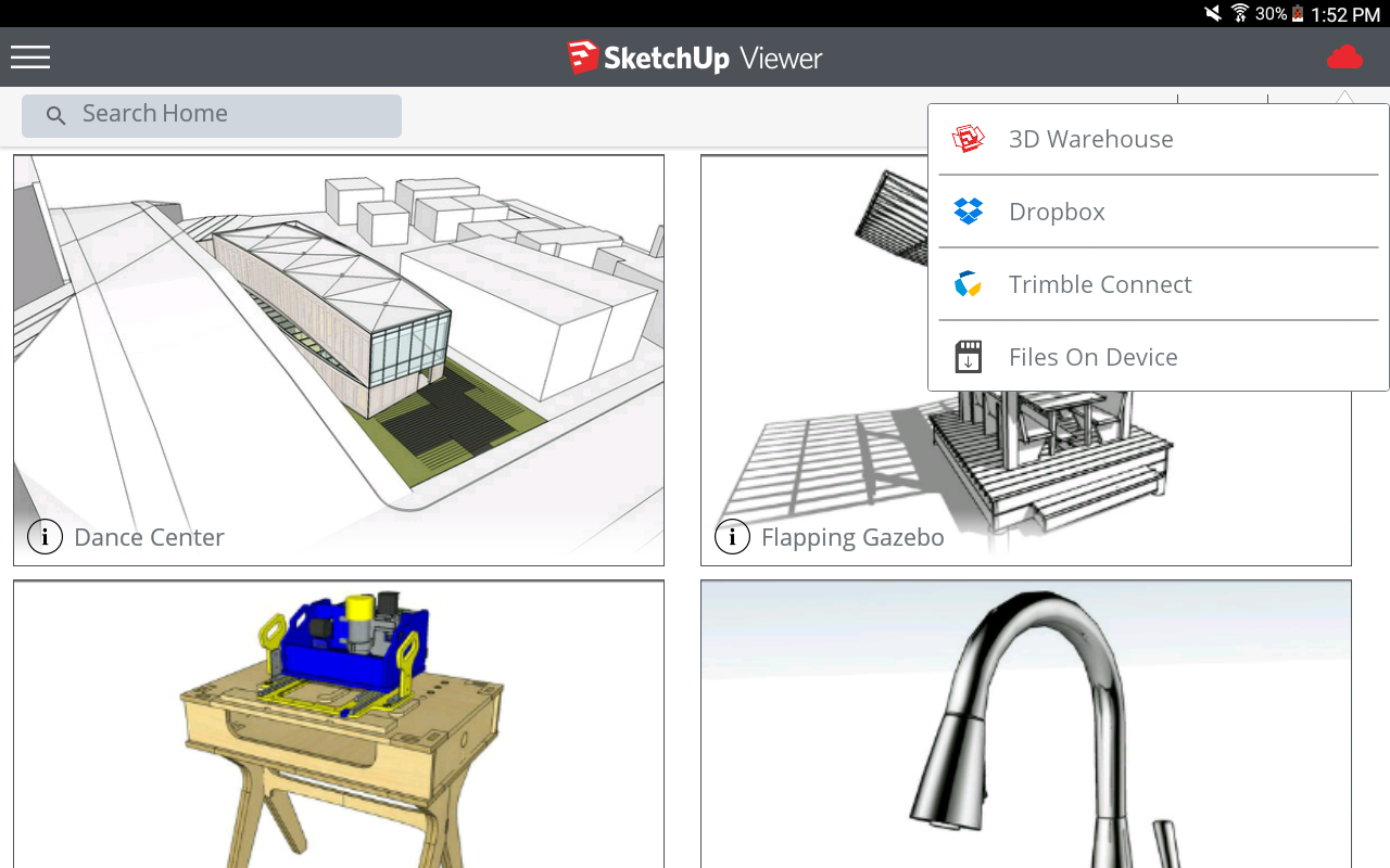 Sketchup на андроид. 3д модель магазина скетчап. Sketchup IPAD. Детали в скетчап. Sketchup viewer.