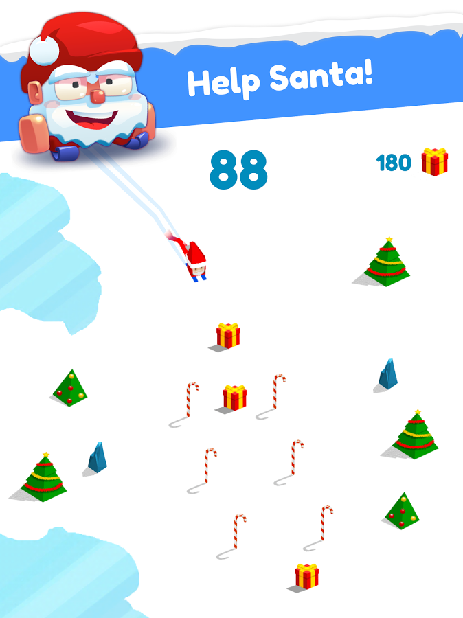 Huuuge Santa Ski