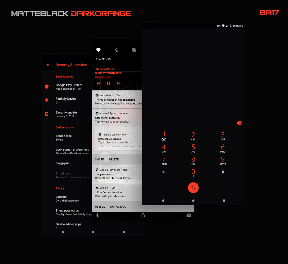 PitchBlack│Nougat✔Oreo✔Oxygen 8.0 Substratum Theme