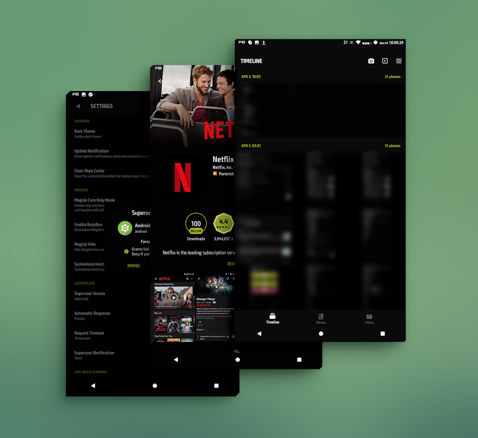 PitchBlack│Nougat✔Oreo✔Oxygen 8.0 Substratum Theme