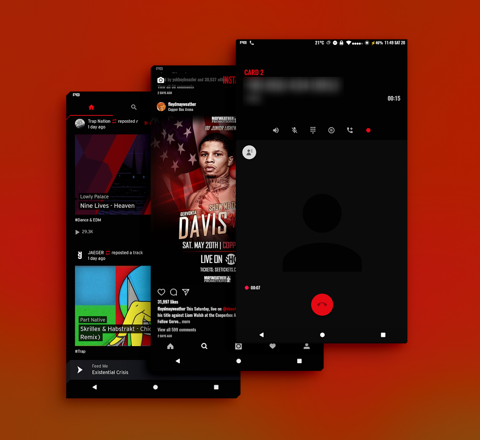 PitchBlack│Nougat✔Oreo✔Oxygen 8.0 Substratum Theme