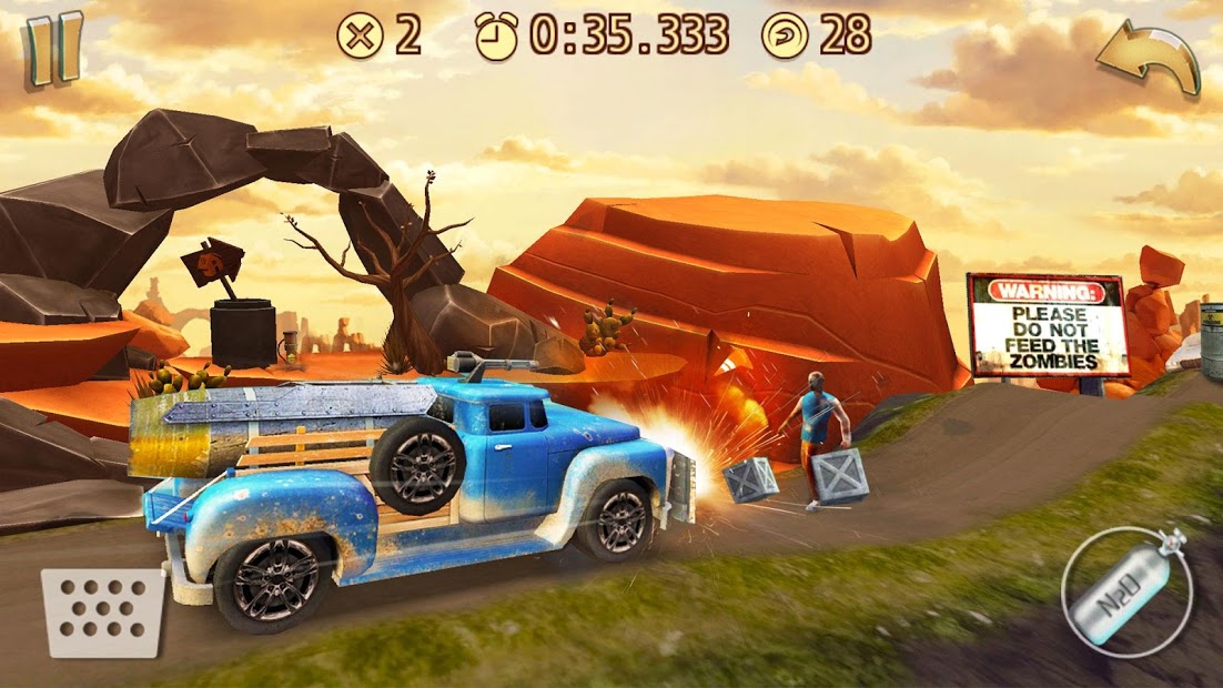 Death Climb Racing-Popular walking ZOMBIE road war (Mod Mone