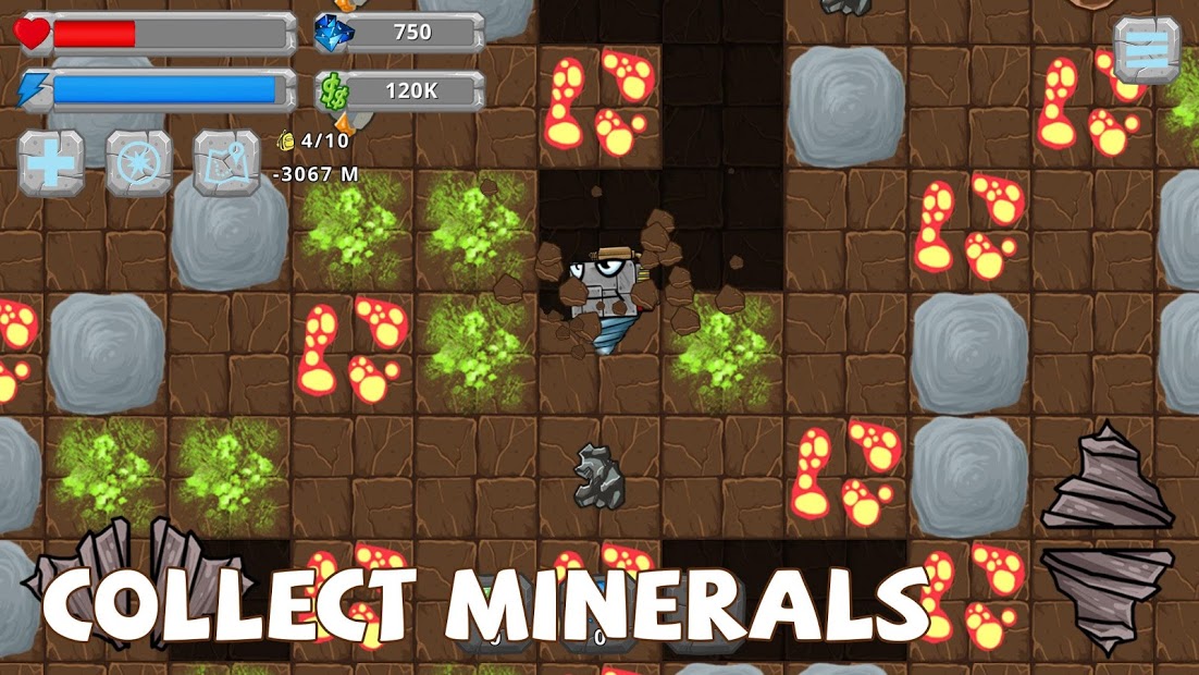 Digger Machine: dig and find minerals (Free Shopping)