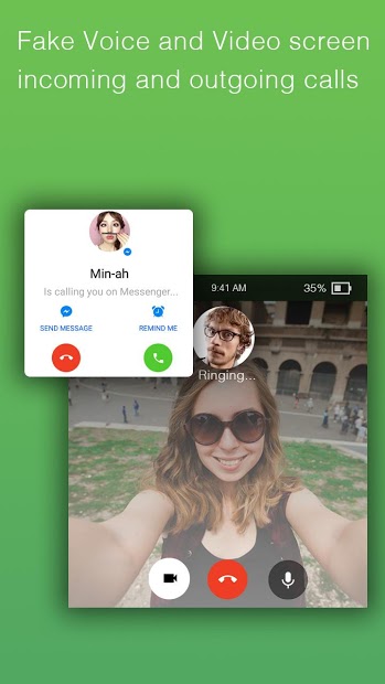 Fake video call - FakeTime for Messenger