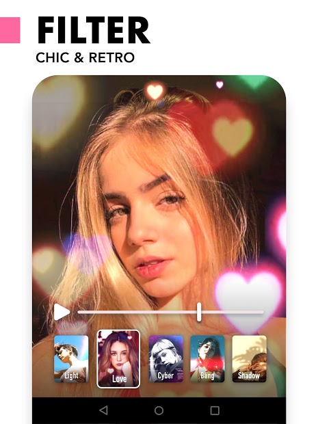 Filto: Video Filters，Photo Editor，Sparkle Effect