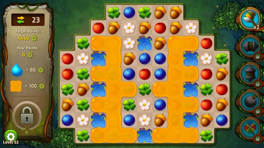 Match 3 Games: Forest Puzzle (Mod Money)
