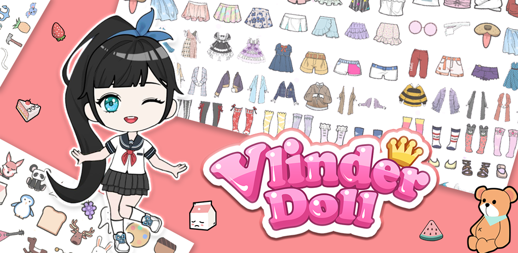 Vlinder Doll: Dress up games (free shopping)