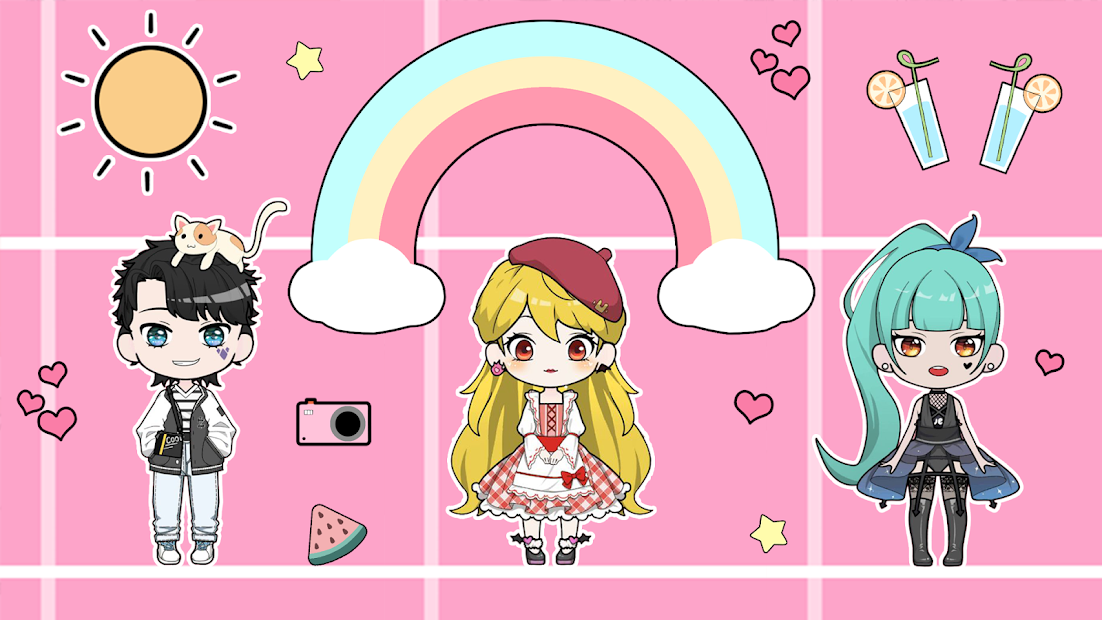 Vlinder Doll: Dress up games (free shopping)