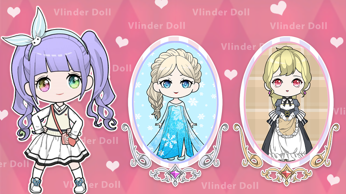 Vlinder Doll: Dress up games (free shopping)