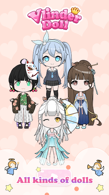 Vlinder Doll: Dress up games (free shopping)