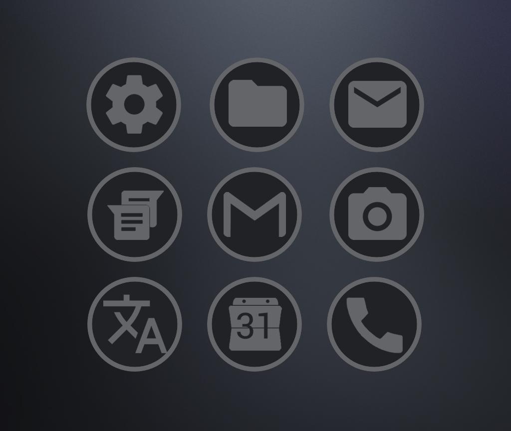 Just Grey Icons