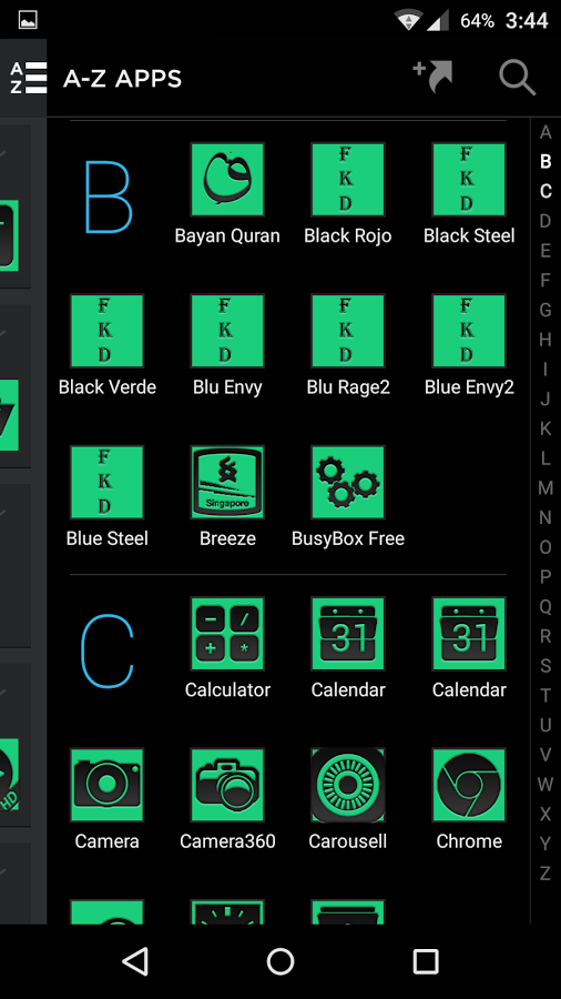 BlackVerde Icons CM12&Launcher