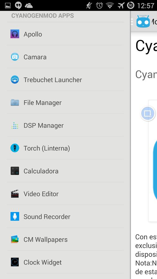 CyanogenMod Apps