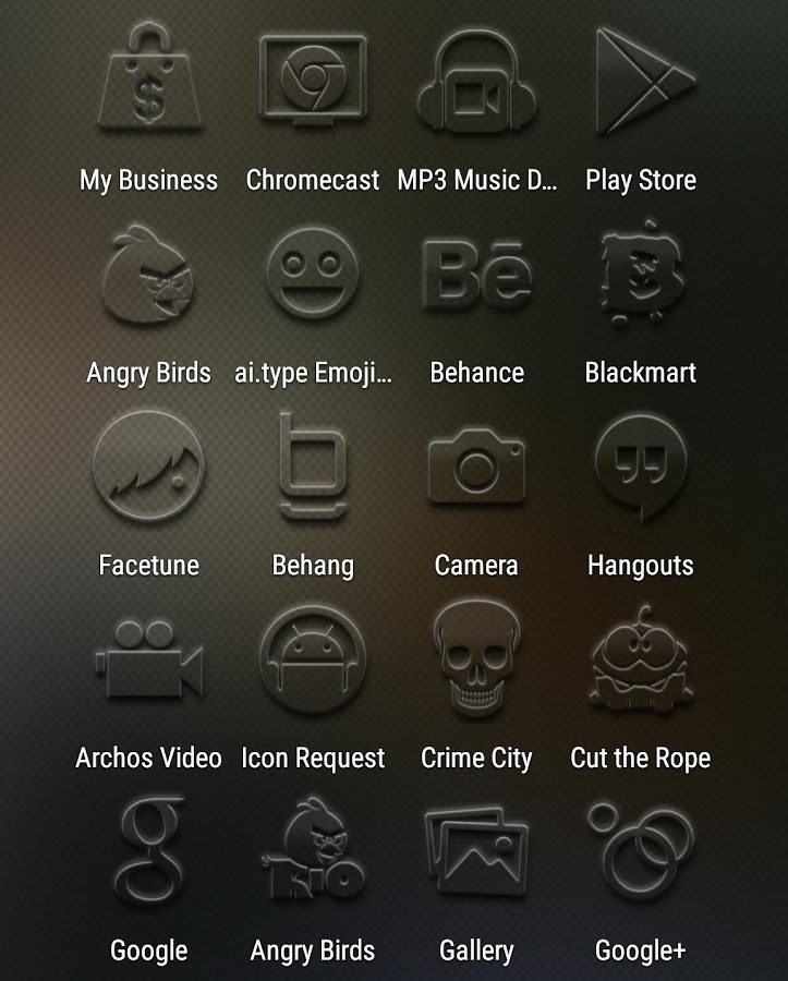 Download Embossed - Icon Pack For Android, Embossed - Icon Pack APK