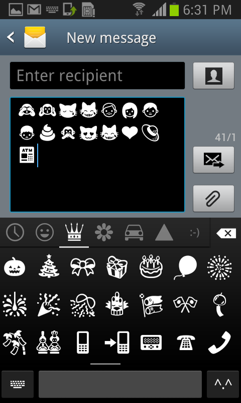 Emoji Font for Galaxy S3 S2