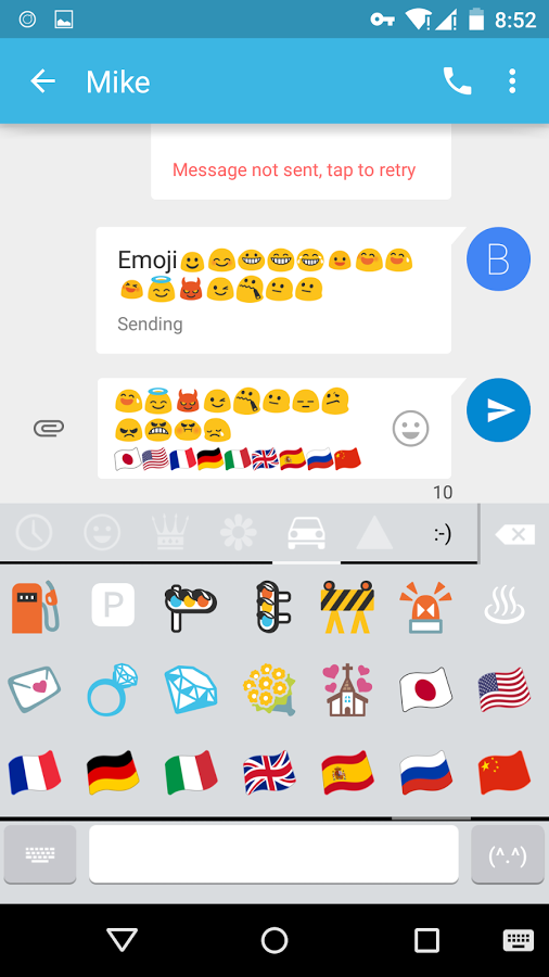 Emoji Keyboard-White,Emoticons