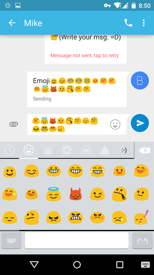 Emoji Keyboard-White,Emoticons
