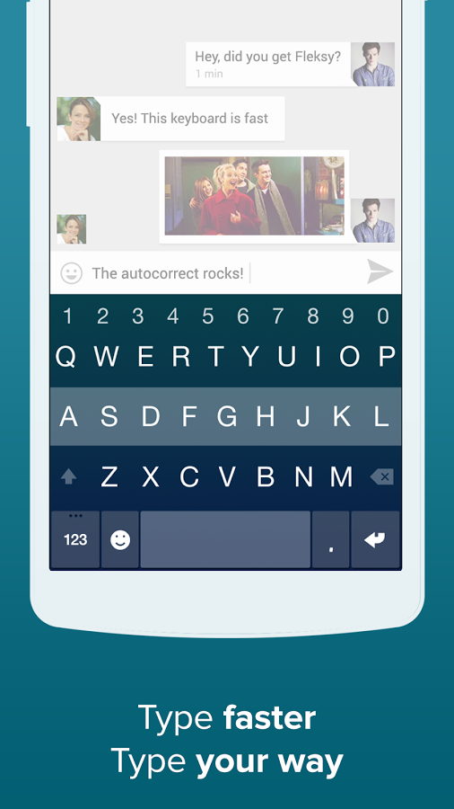 Fleksy Keyboard Trial