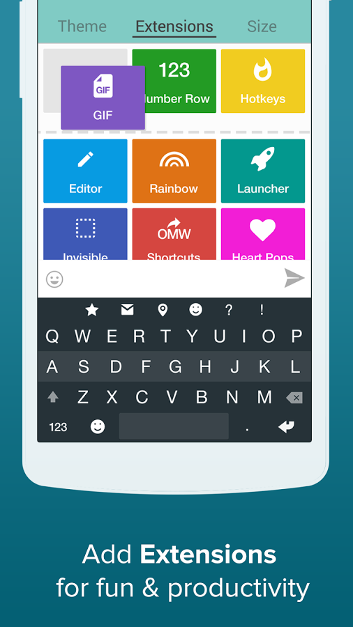 Fleksy Keyboard Trial