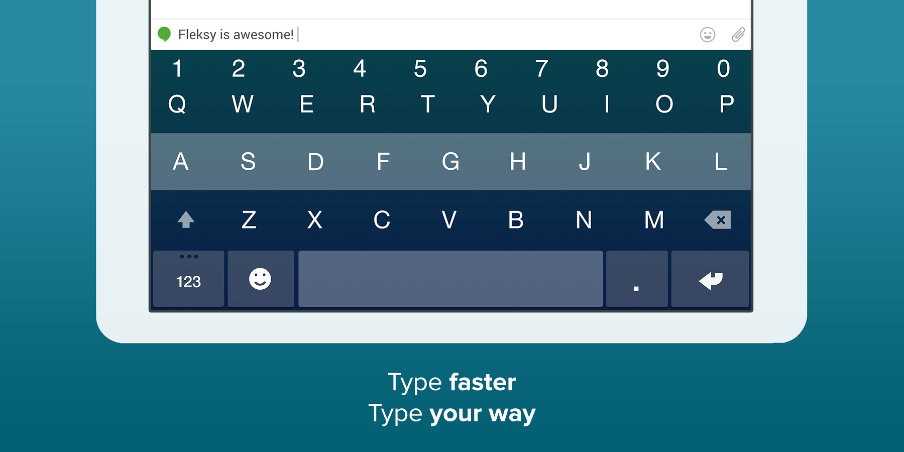 Fleksy Keyboard Trial