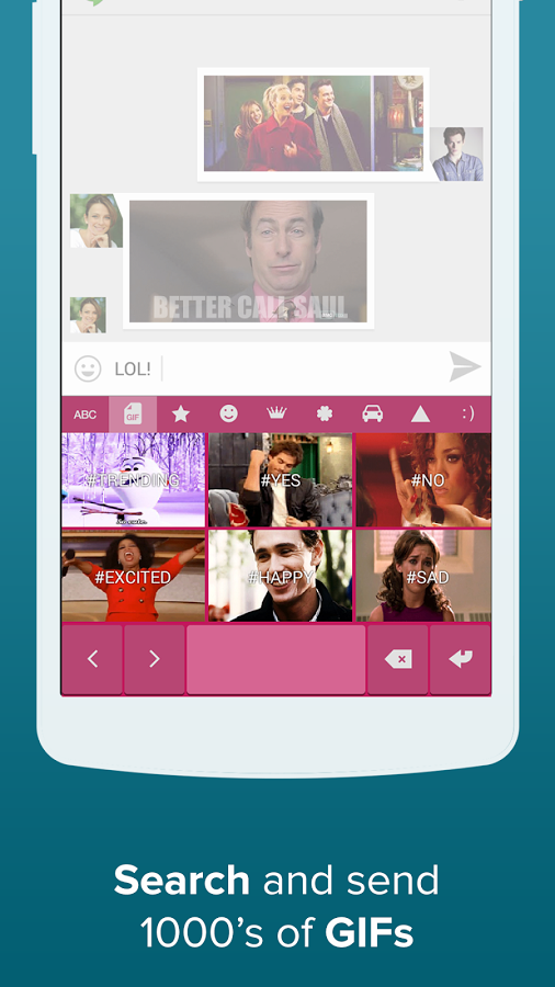 Fleksy Keyboard Trial