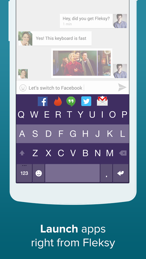 Fleksy Keyboard Trial