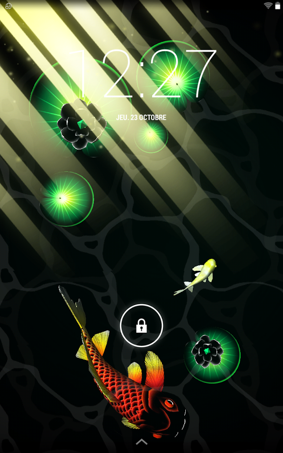 Majestic Koi live wallpaper HD