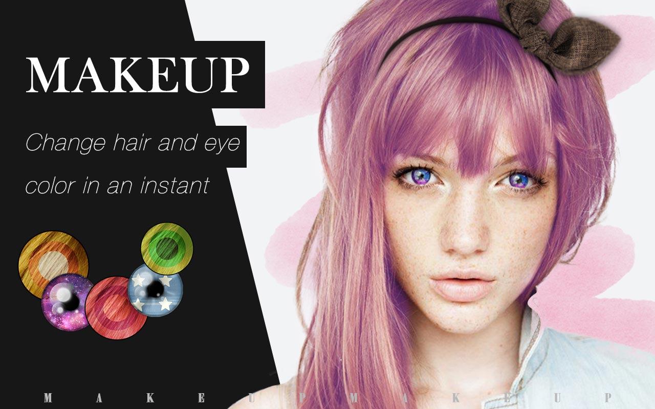 Makeup-hair and eye color