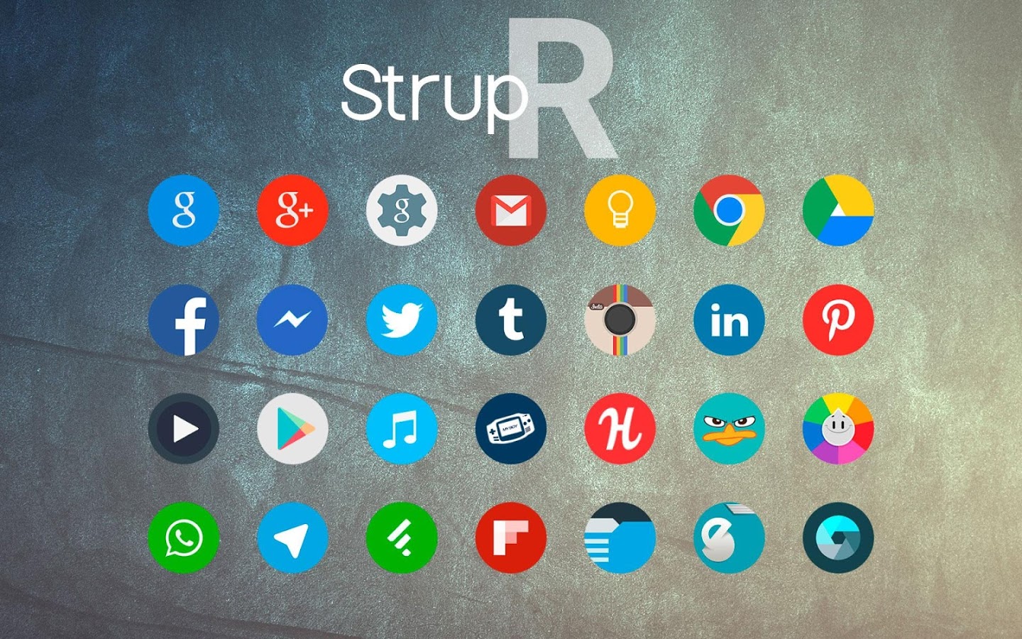 Strup R - Icon Pack