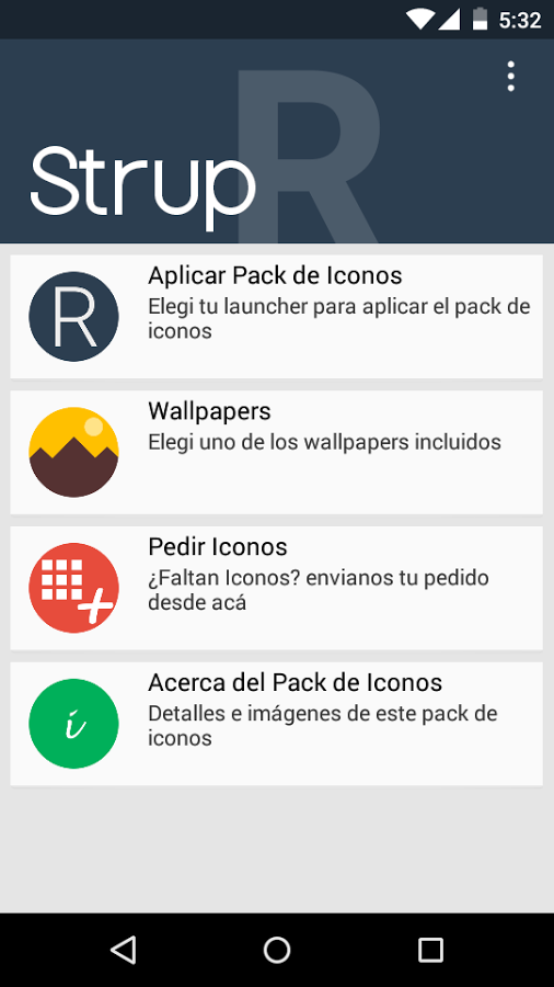 Strup R - Icon Pack