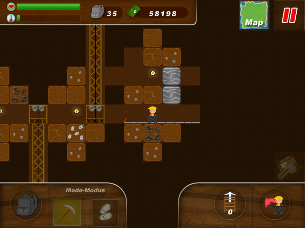 Treasure Miner - a mining game