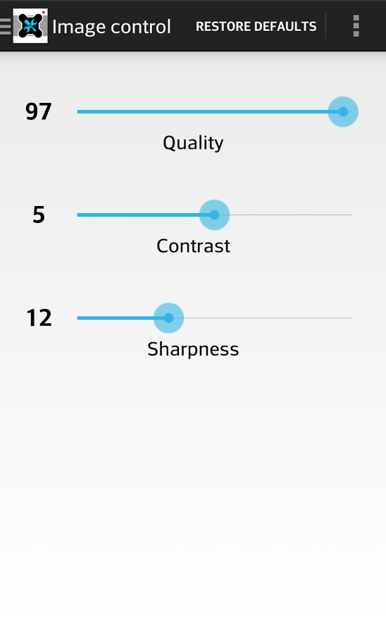 XCam LG Settings