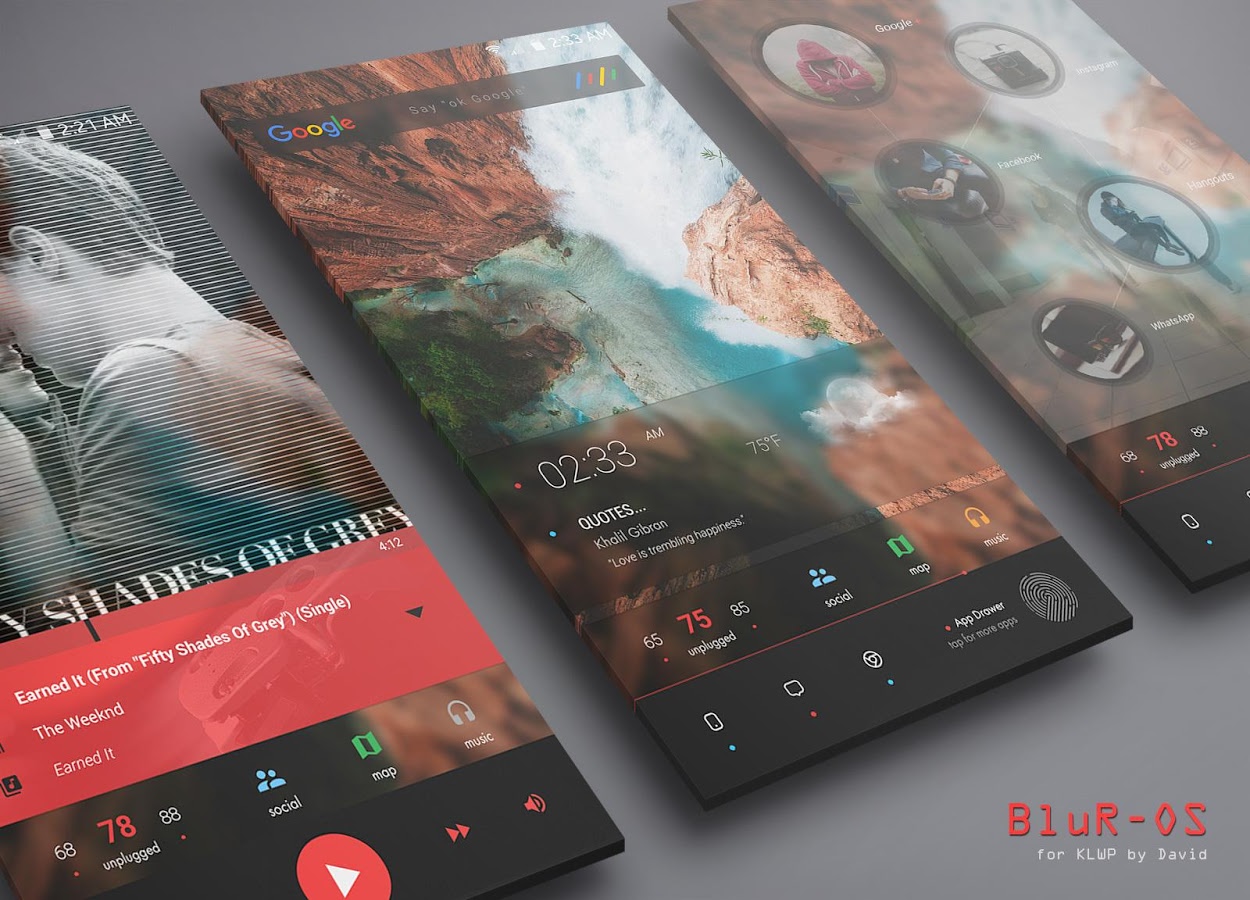 BluR-OS for KLWP