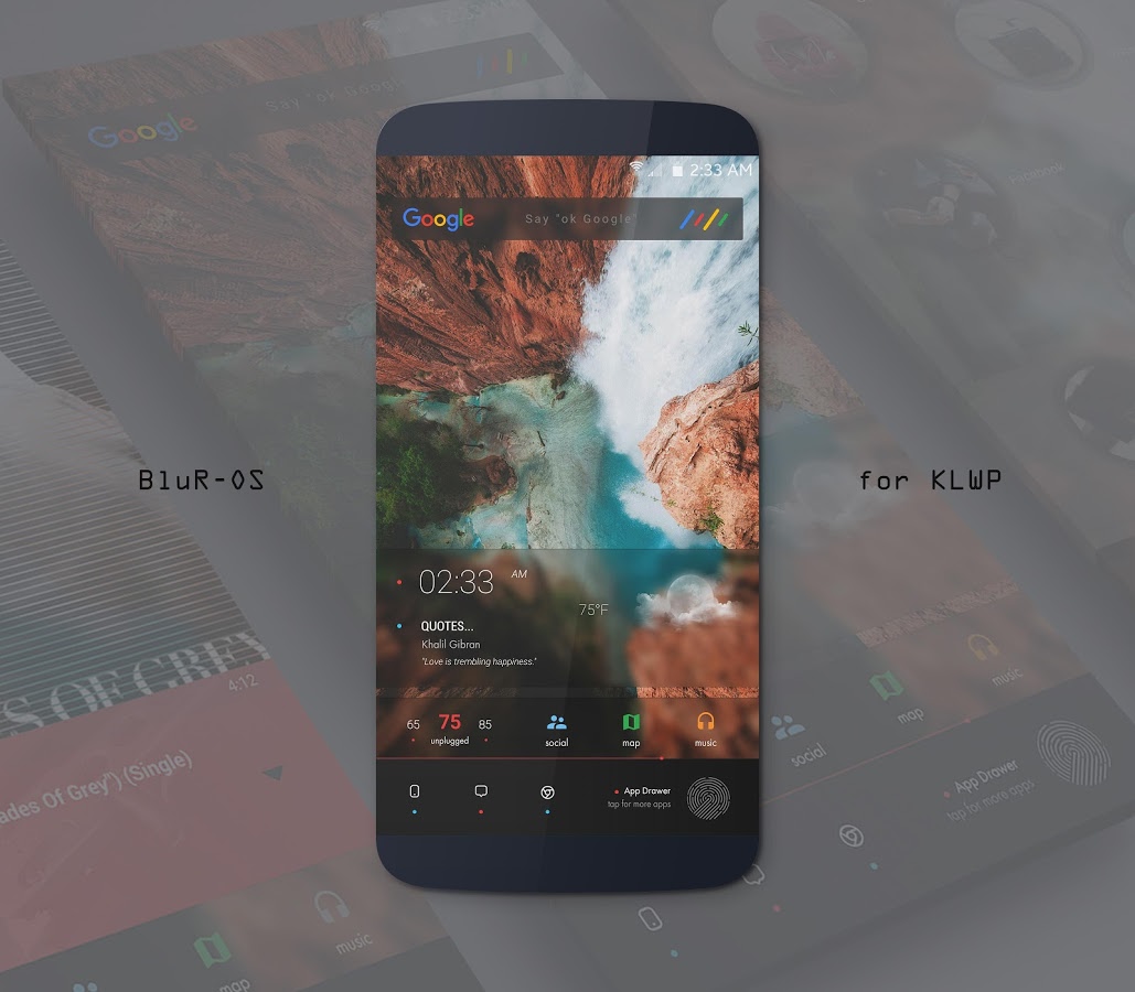 BluR-OS for KLWP