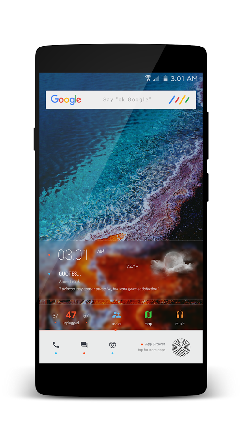 BluR-OS for KLWP