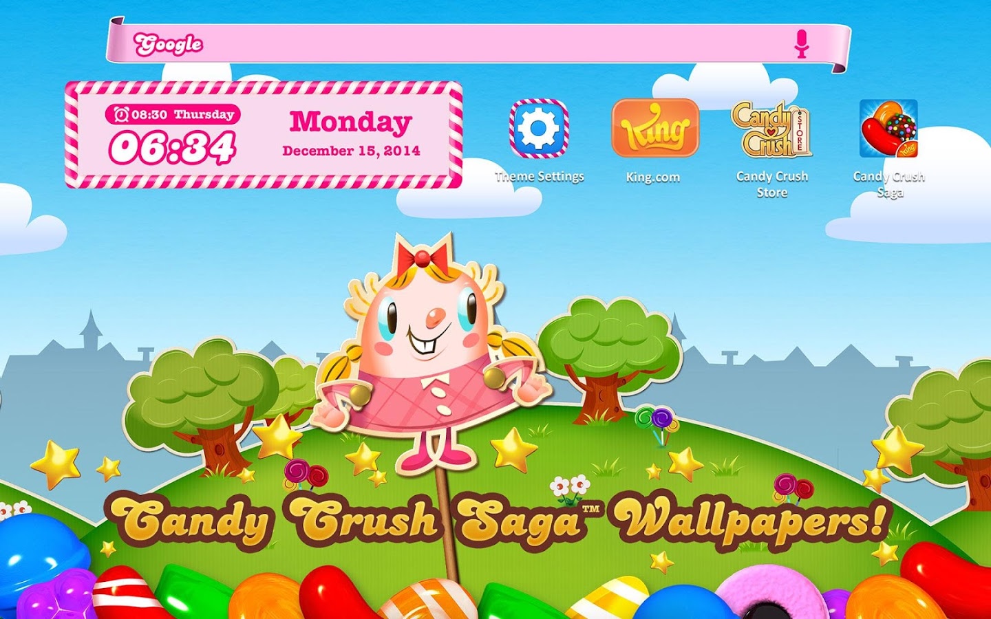 Candy Crush Android Theme