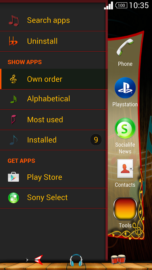 Music Theme for XPERIA™