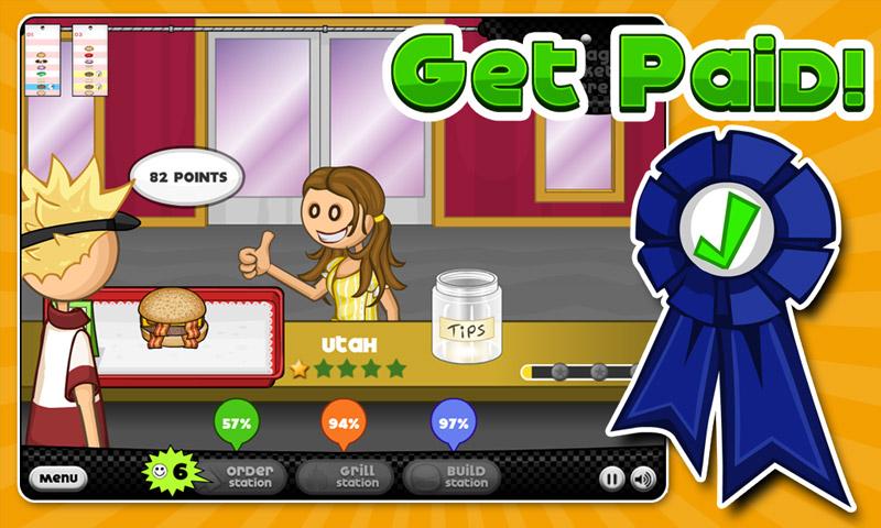 Papa's Burgeria - Play Online on Snokido